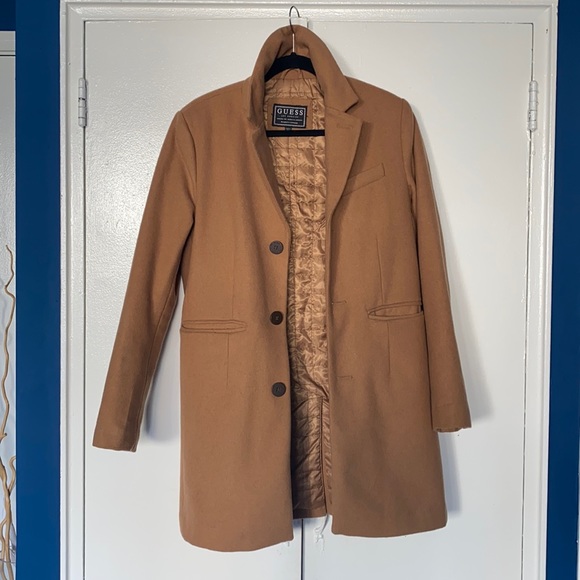 GUESS Mens Pea Coat - Picture 1 of 2